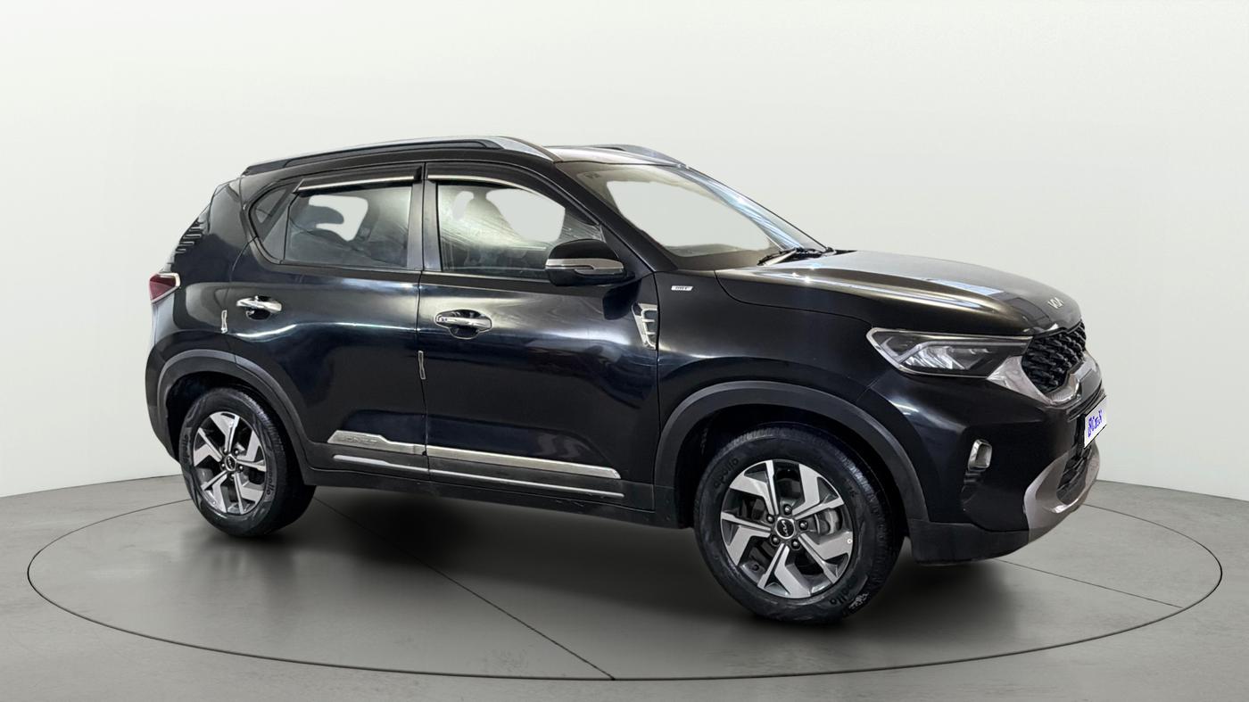 2022 KIA SONET HTX 1.0 IMT, Petrol, Manual, 80,924 km, Right Front Diagonal