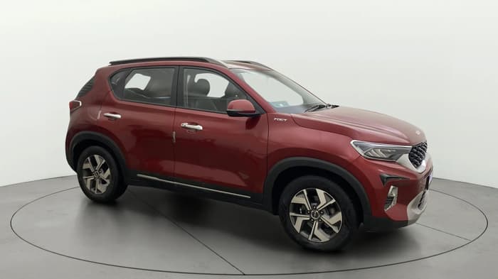 2021 KIA SONET HTX 1.0 DCT, Petrol, Automatic, 62,633 km, Right Front Diagonal