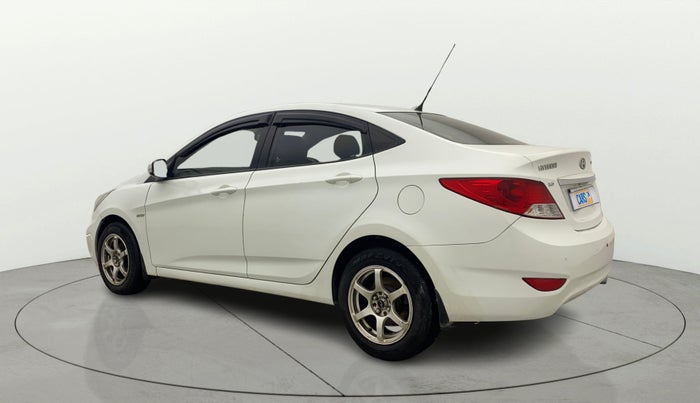 2013 Hyundai Verna FLUIDIC VTVT 1.6 EX AT, Petrol, Automatic, 91,928 km, Left Back Diagonal