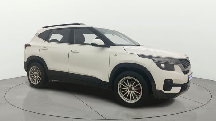 2021 KIA SELTOS HTE 1.5 PETROL, CNG, Manual, 24,050 km, Right Front Diagonal
