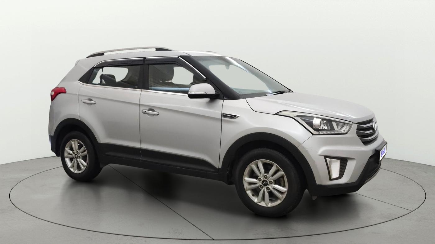 2016 Hyundai Creta SX PLUS 1.6 PETROL, Petrol, Manual, 56,639 km, Right Front Diagonal