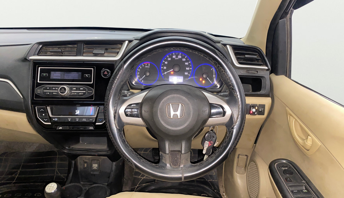 2017 Honda Amaze 1.2L I-VTEC S, CNG, Manual, 72,773 km, Steering Wheel Close Up