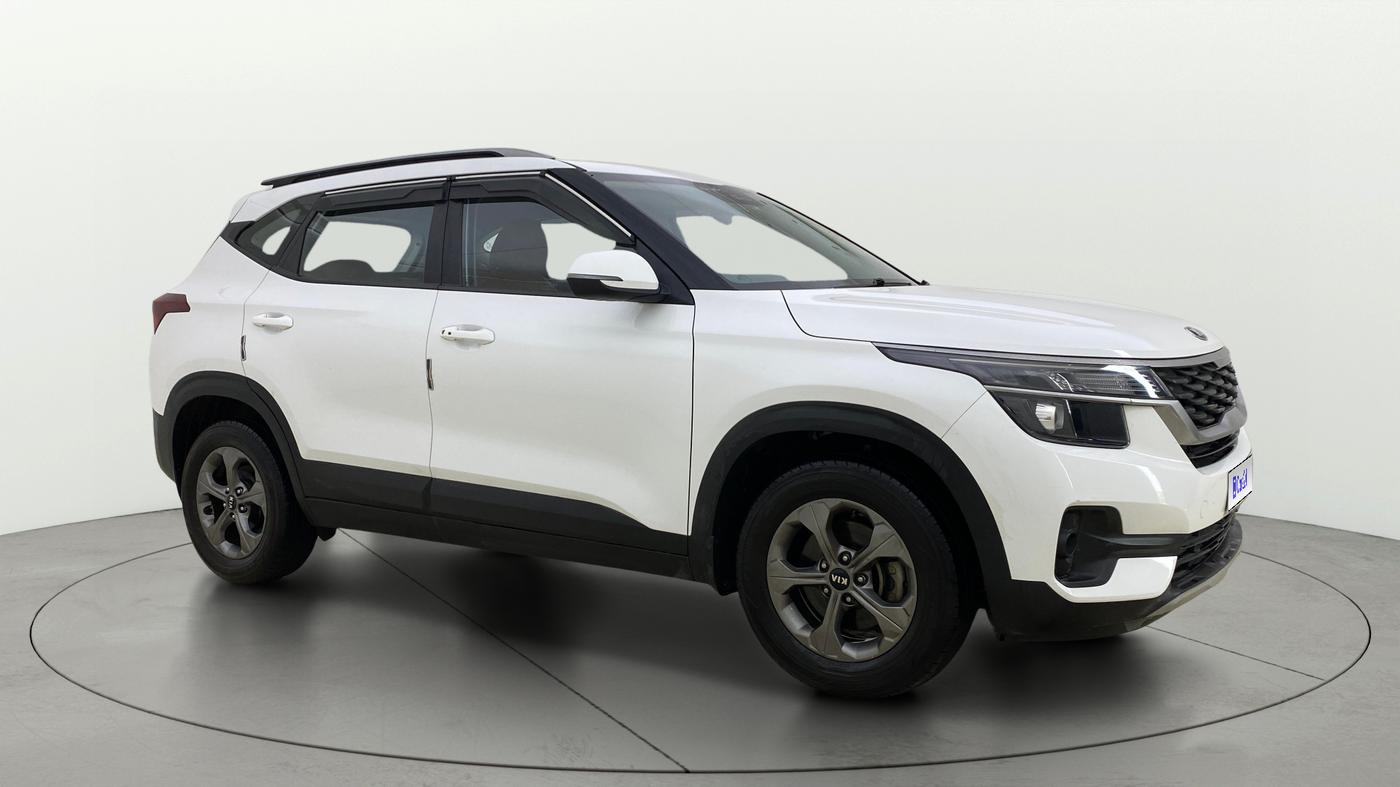 2020 KIA SELTOS HTK PLUS 1.5, Petrol, Manual, 1,05,334 km, Right Front Diagonal