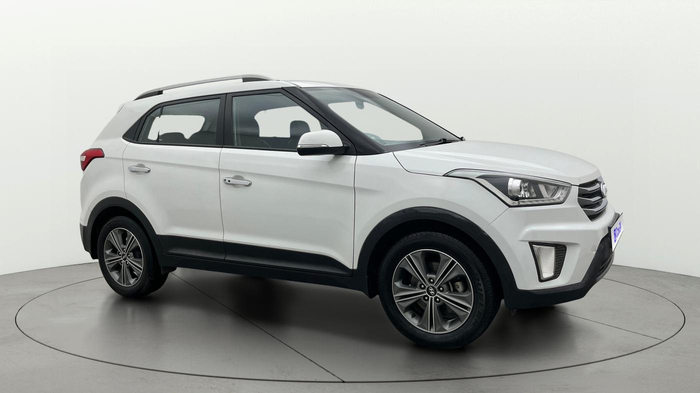 2017 Hyundai Creta SX PLUS AT 1.6 PETROL, Petrol, Automatic, 76,632 km, Right Front Diagonal