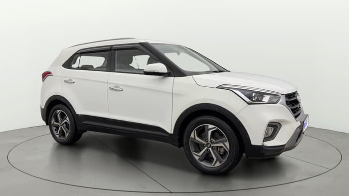 2018 Hyundai Creta SX (O) 1.6 PETROL, Petrol, Manual, 47,399 km, Right Front Diagonal