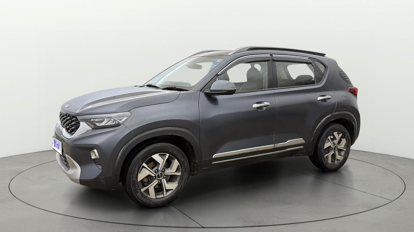 2021 KIA SONET HTX 1.0 IMT, Petrol, Manual, 71,143 km, Left Front Diagonal