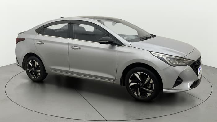 2021 Hyundai Verna SX (O) 1.0 TURBO DCT, Petrol, Automatic, 39,832 km, Right Front Diagonal