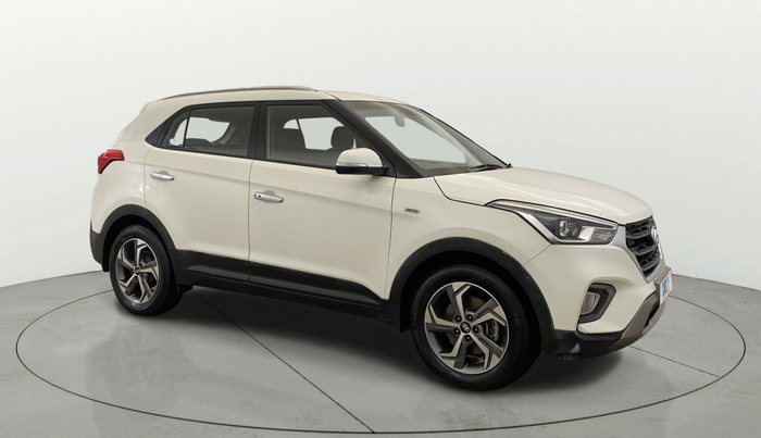 2018 Hyundai Creta SX AT 1.6 PETROL, Petrol, Automatic, 74,975 km, Right Front Diagonal