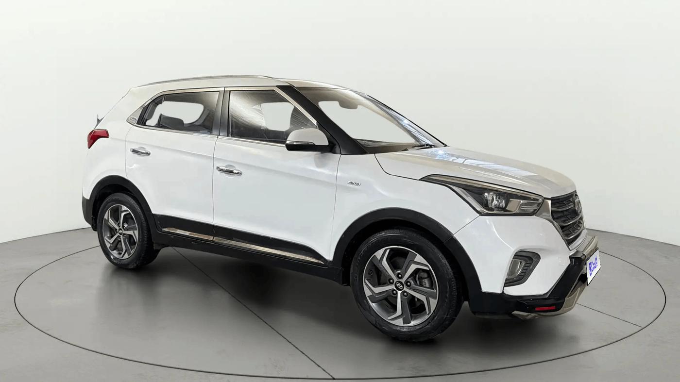 2018 Hyundai Creta SX AT 1.6 PETROL, Petrol, Automatic, 44,583 km, Right Front Diagonal
