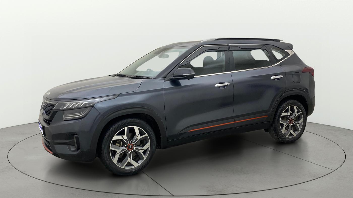 2021 KIA SELTOS X LINE 1.4 PETROL DCT, Petrol, Automatic, 93,963 km, Left Front Diagonal