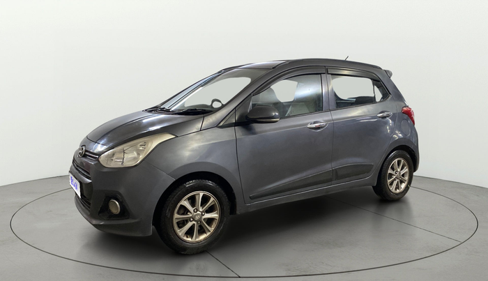 2016 Hyundai Grand i10 ASTA (O) 1.2 KAPPA VTVT, CNG, Manual, 1,16,049 km, Left Front Diagonal