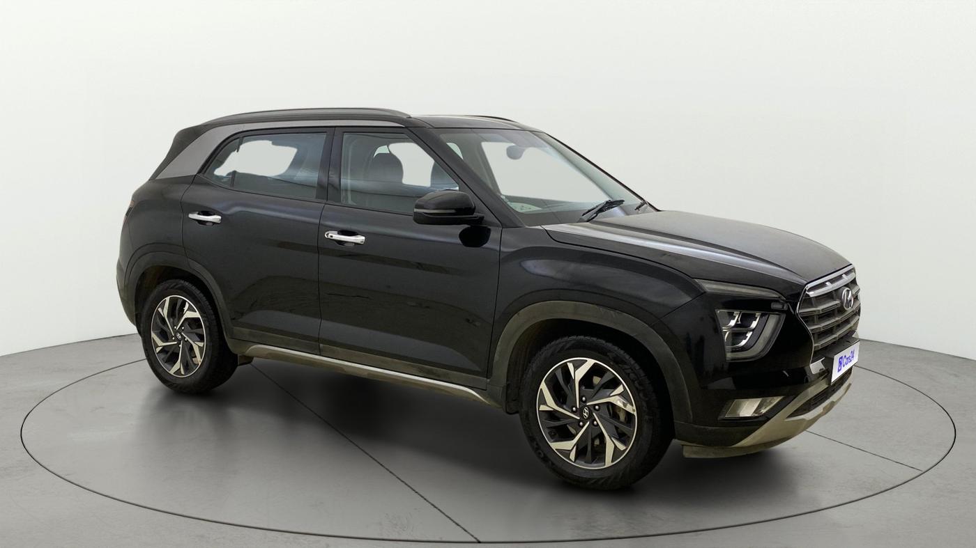2021 Hyundai Creta SX (O) AT 1.5 DIESEL, Diesel, Automatic, 41,764 km, Right Front Diagonal
