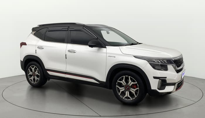 2021 KIA SELTOS GTX PLUS 1.5 DIESEL AT DUAL TONE, Diesel, Automatic, 82,267 km, Right Front Diagonal
