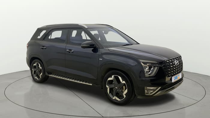 2021 Hyundai ALCAZAR PLATINUM (O) 6STR 2.0 AT, Petrol, Automatic, 79,345 km, Right Front Diagonal