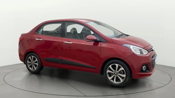 2014 Hyundai Xcent SX AT 1.2 (O), Petrol, Automatic, 55,436 km, Right Front Diagonal