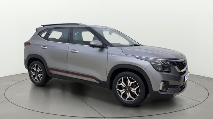 2019 KIA SELTOS GTX PLUS DCT 1.4 PETROL, Petrol, Automatic, 1,34,494 km, Right Front Diagonal