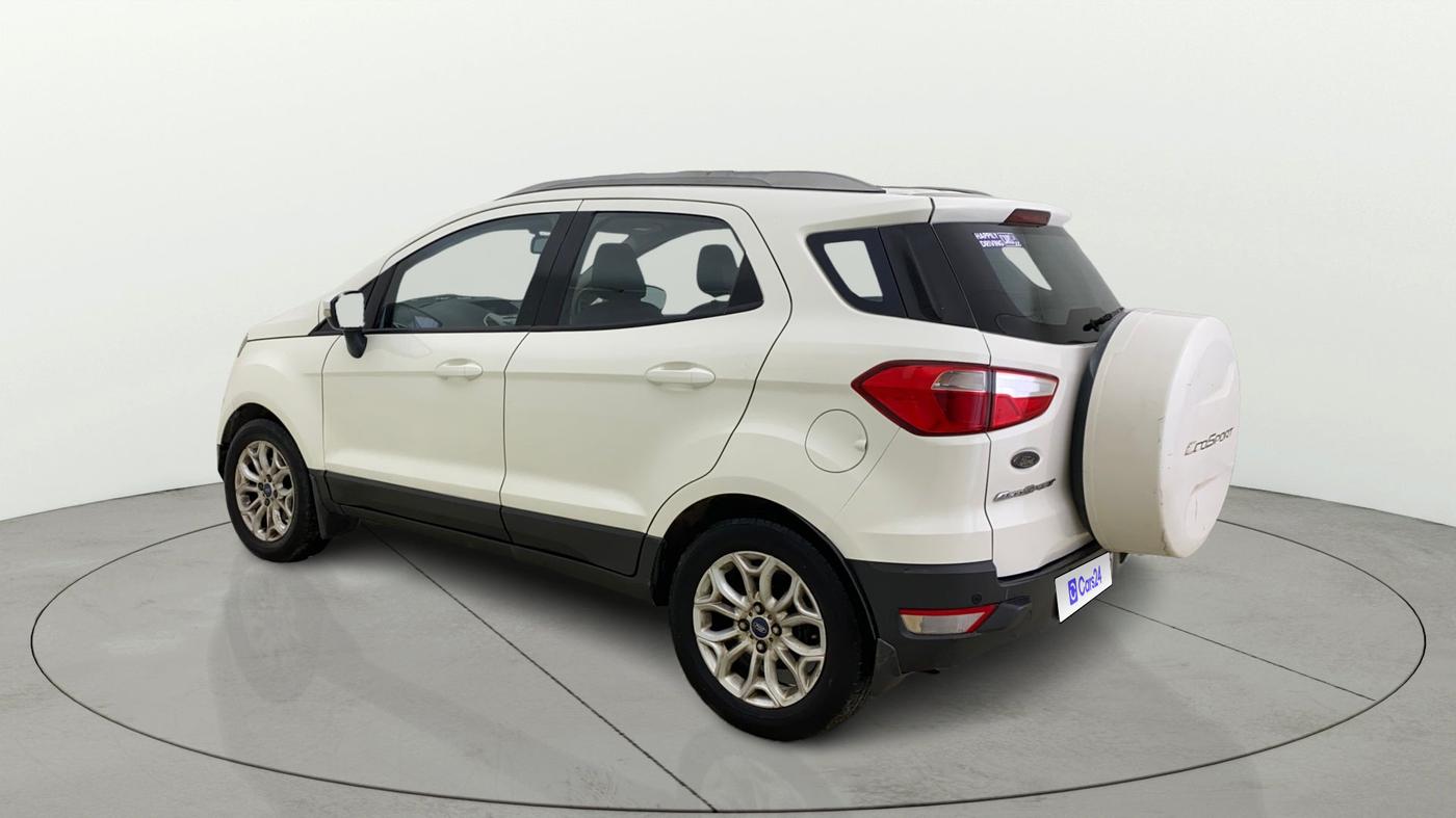 2014 Ford Ecosport TITANIUM 1.5L PETROL AT, CNG, Automatic, 1,21,732 km, Left Back Diagonal
