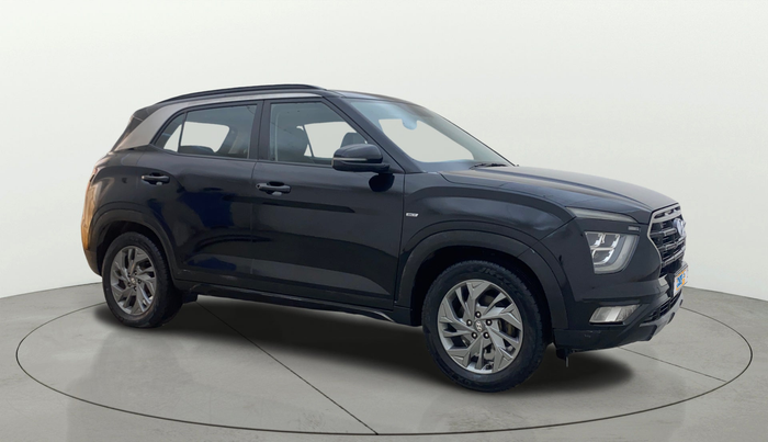 2020 Hyundai Creta SX (O) 1.4 TURBO DCT, Petrol, Automatic, 77,456 km, Right Front Diagonal