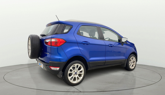 2018 Ford Ecosport TITANIUM + 1.5L PETROL AT, Petrol, Automatic, 1,01,616 km, Right Back Diagonal