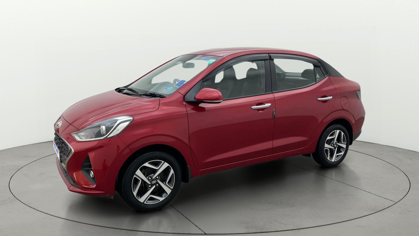 2020 Hyundai AURA SX PLUS 1.2 AMT, Petrol, Automatic, 37,944 km, Left Front Diagonal
