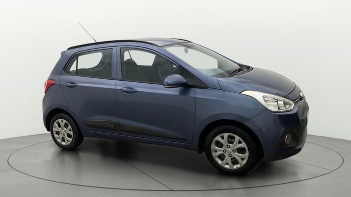 2015 Hyundai Grand i10 SPORTZ 1.2 KAPPA VTVT, Petrol, Manual, 62,166 km, Right Front Diagonal