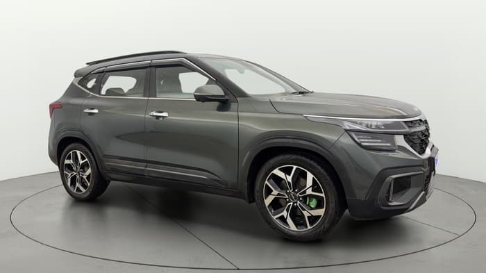 2025 KIA SELTOS 1.5 GTX+ TURBO GDI PETROL DCT, Petrol, Automatic, 43,177 km, Right Front Diagonal