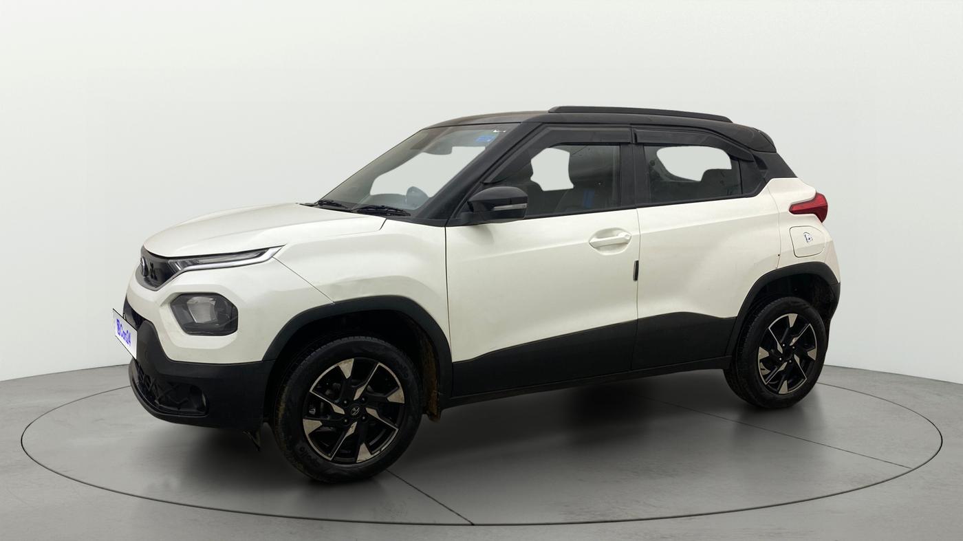 2023 Tata PUNCH Creative Dual Tone AMT Sunroof , Petrol, Automatic, 28,456 km, Left Front Diagonal