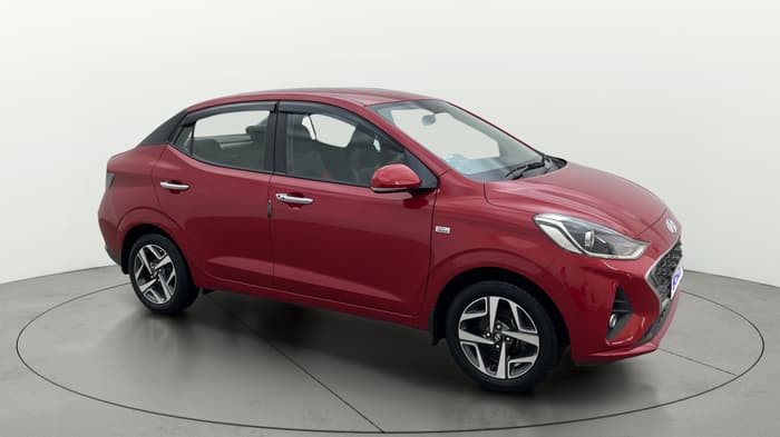 2020 Hyundai AURA SX PLUS 1.2 AMT, Petrol, Automatic, 37,944 km, Right Front Diagonal