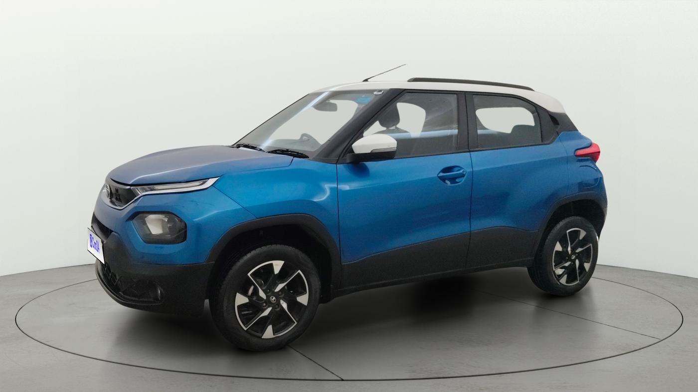 2021 Tata PUNCH CREATIVE AMT 1.2 RTN DUAL TONE, Petrol, Automatic, 19,571 km, Left Front Diagonal