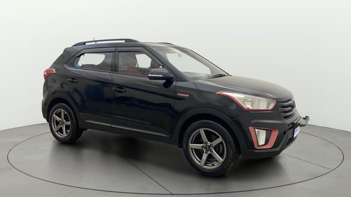 2016 Hyundai Creta E PLUS 1.6 PETROL, Petrol, Manual, 75,874 km, Right Front Diagonal