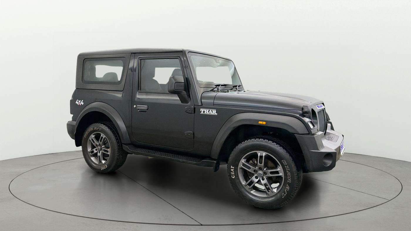 2021 Mahindra Thar LX PETROL HT 4WD AT, Petrol, Automatic, 36,568 km, Right Front Diagonal