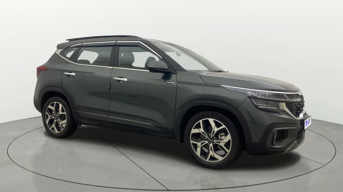 2024 KIA SELTOS  GTX Plus 1.5 Turbo Petrol DCT, Petrol, Automatic, 10,389 km, Right Front Diagonal