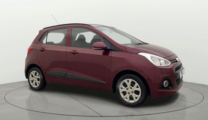 2015 Hyundai Grand i10 SPORTZ 1.2 KAPPA VTVT, Petrol, Manual, 19,409 km, Right Front Diagonal