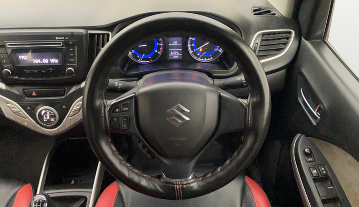 2016 Maruti Baleno DELTA PETROL 1.2, Petrol, Manual, 33,685 km, Steering Wheel Close Up