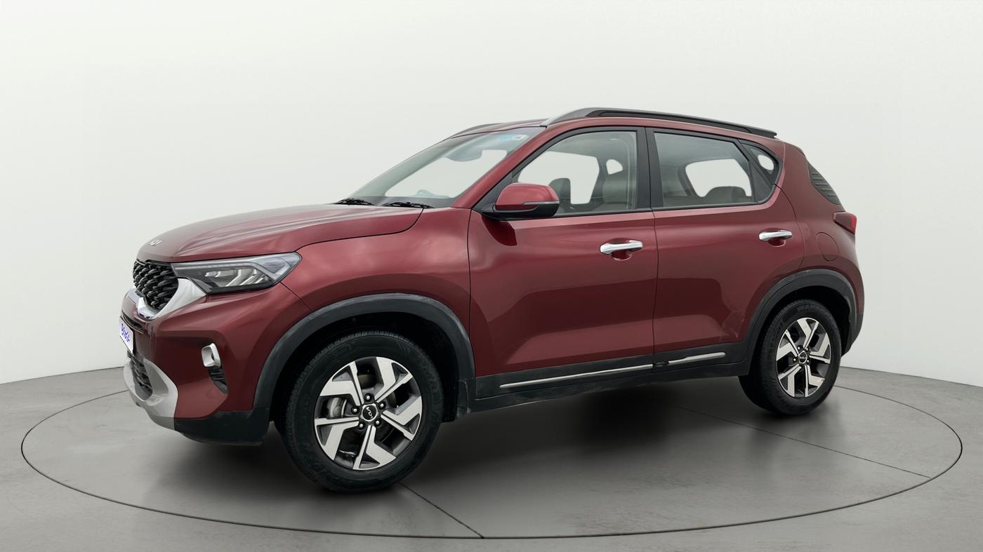 2021 KIA SONET HTX PLUS 1.0 IMT, Petrol, Manual, 50,076 km, Left Front Diagonal