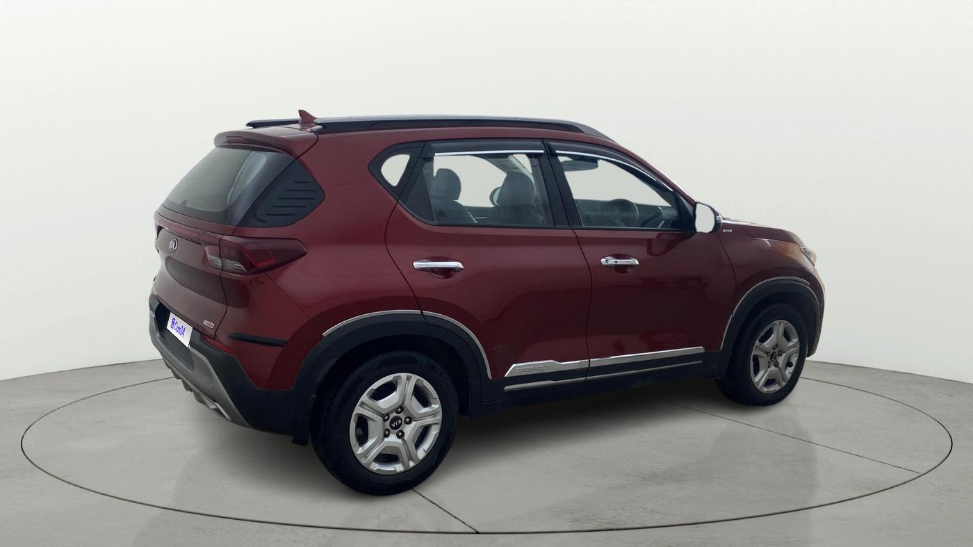 2021 KIA SONET HTX 1.0 IMT, Petrol, Manual, 43,150 km, Right Back Diagonal