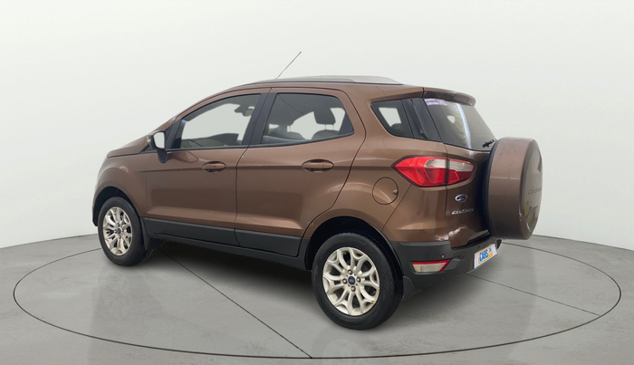 2017 Ford Ecosport TITANIUM 1.5L DIESEL, Diesel, Manual, 1,07,214 km, Left Back Diagonal