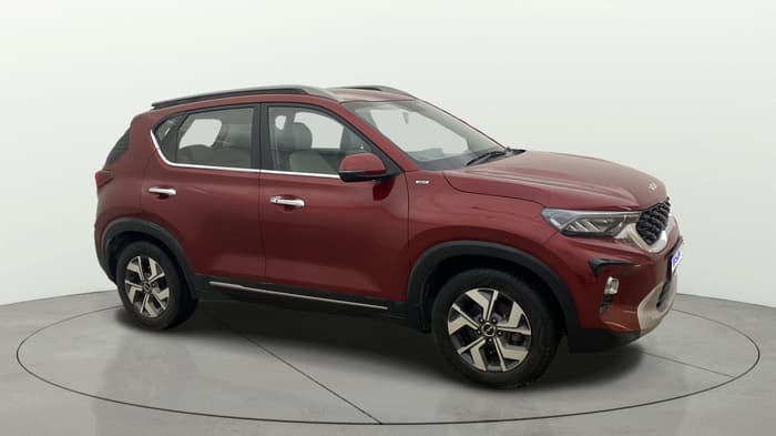 2022 KIA SONET HTX 1.0 IMT, Petrol, Manual, 27,350 km, Right Front Diagonal