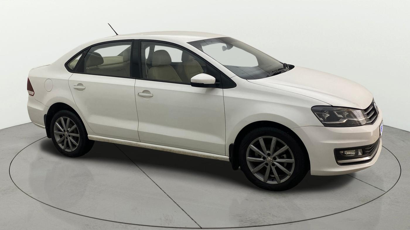2019 Volkswagen Vento HIGHLINE PLUS 1.2 AT 16 ALLOY, Petrol, Automatic, 89,842 km, Right Front Diagonal