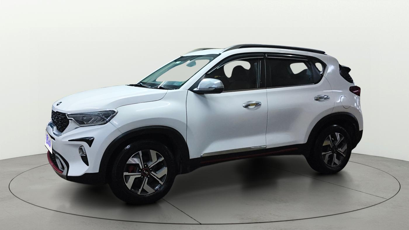 2020 KIA SONET GTX PLUS 1.0 DCT, Petrol, Automatic, 1,09,407 km, Left Front Diagonal