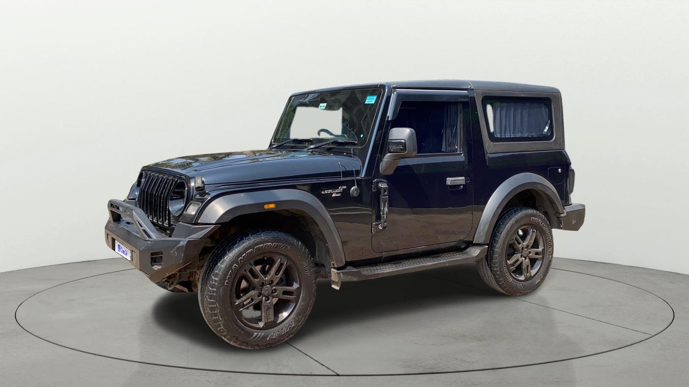 2023 Mahindra Thar LX PETROL HT 4WD AT, Petrol, Automatic, 65,165 km, Left Front Diagonal