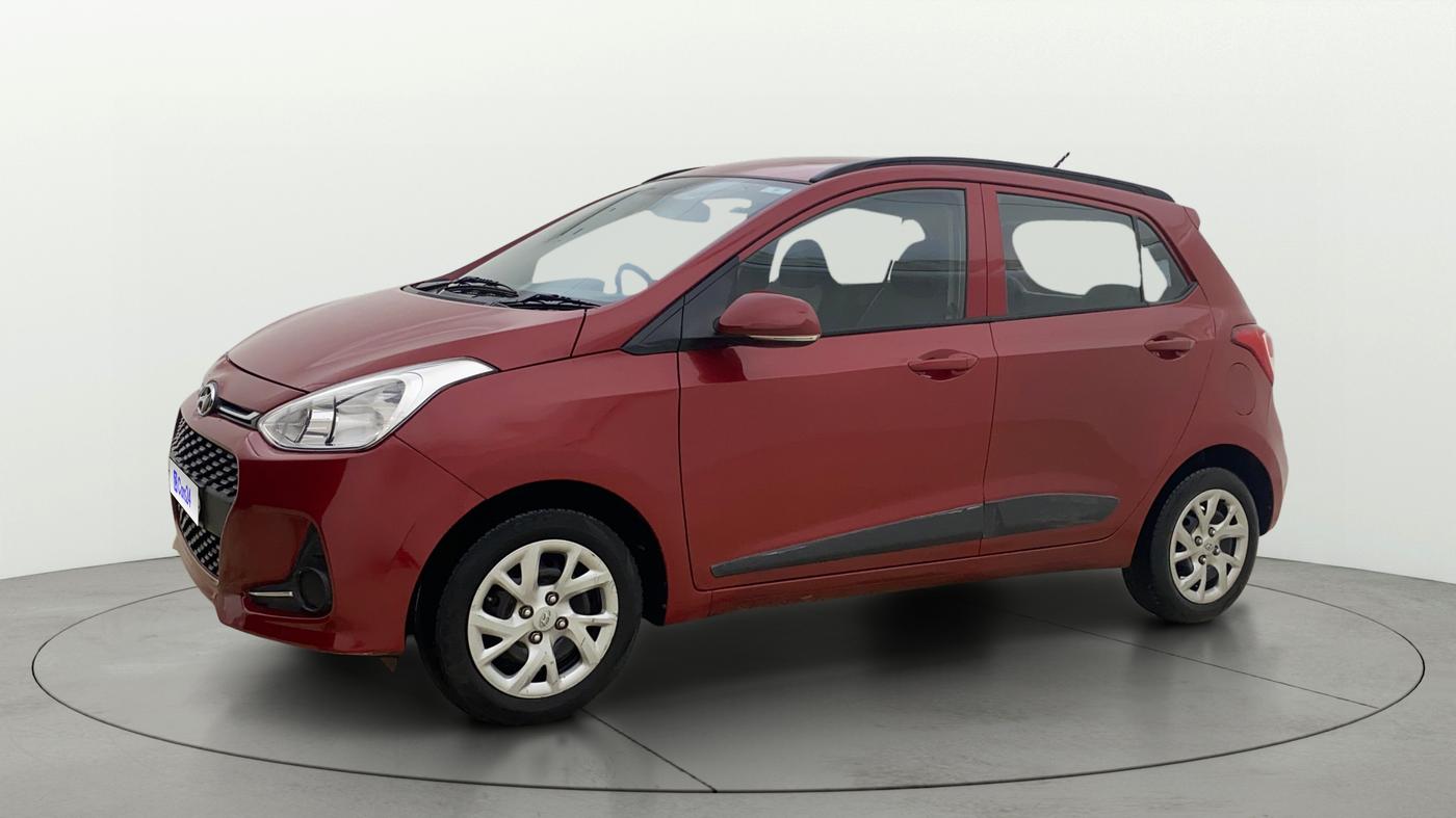 2018 Hyundai Grand i10 SPORTZ 1.2 KAPPA VTVT, Petrol, Manual, 97,160 km, Left Front Diagonal