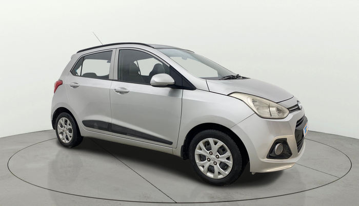 2015 Hyundai Grand i10 SPORTZ 1.2 KAPPA VTVT, Petrol, Manual, 69,663 km, Right Front Diagonal