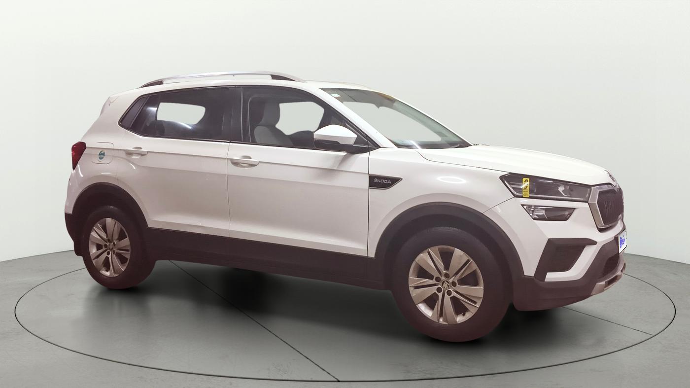 2021 Skoda KUSHAQ AMBITION 1.0L TSI AT, Petrol, Automatic, 54,455 km, Right Front Diagonal