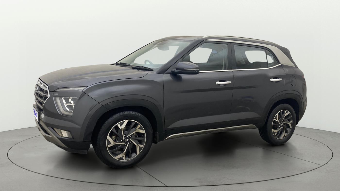 2021 Hyundai Creta SX (O) AT 1.5 DIESEL, Diesel, Automatic, 96,676 km, Left Front Diagonal