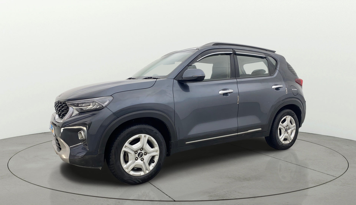 2020 KIA SONET HTX 1.0 IMT, Petrol, Manual, 74,360 km, Left Front Diagonal
