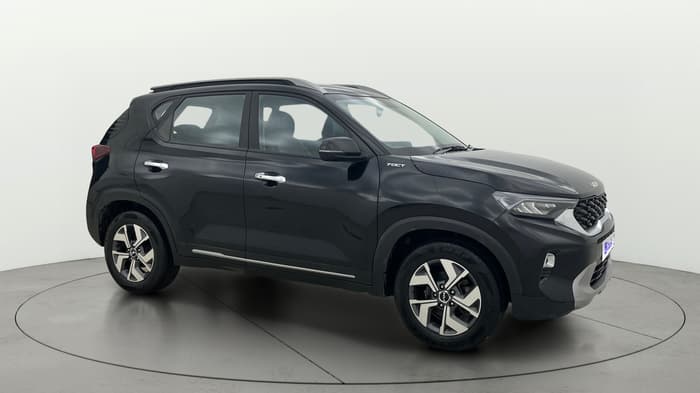 2023 KIA SONET HTX 1.0 DCT, Petrol, Automatic, 35,460 km, Right Front Diagonal