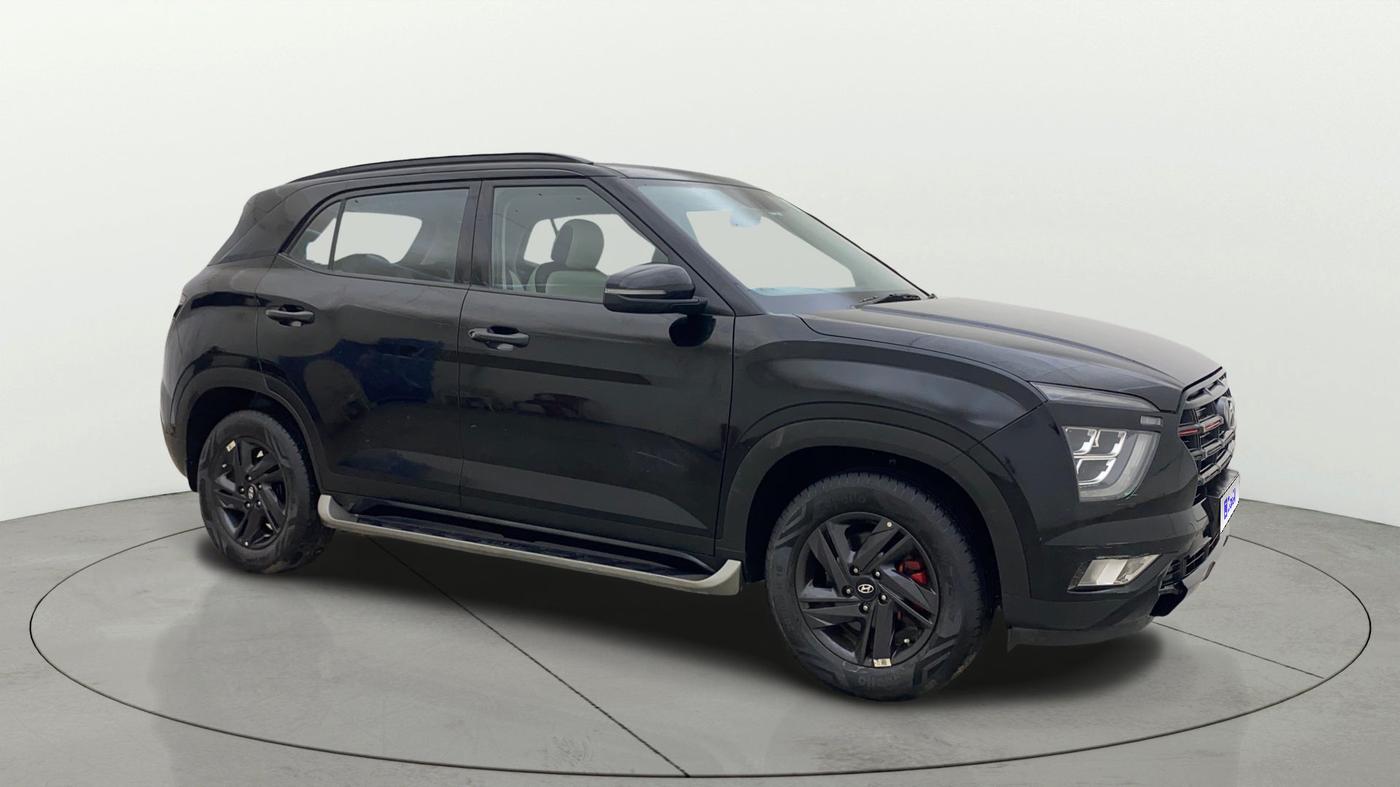 2023 Hyundai Creta S PLUS KNIGHT 1.5 PETROL, Petrol, Manual, 23,161 km, Right Front Diagonal
