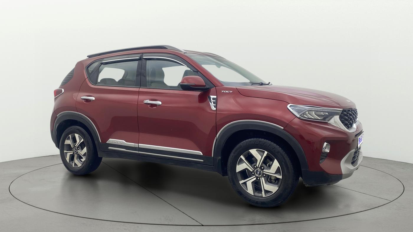 2023 KIA SONET HTX 1.0 DCT, Petrol, Automatic, 8,030 km, Right Front Diagonal