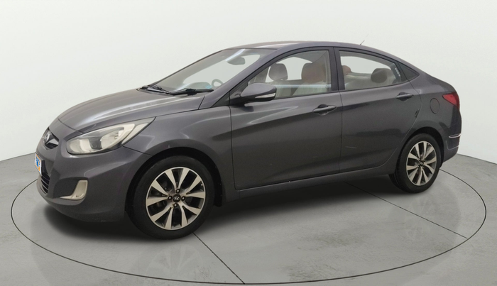 2014 Hyundai Verna FLUIDIC 1.6 CRDI SX, Diesel, Manual, 87,372 km, Left Front Diagonal